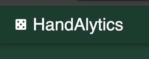 Handalytics page